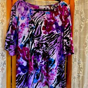 Liquid Knit Tops with Split Sleeves